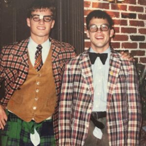 Kerr Smith Instagram - My buddy Jimbo and me. I’m gonna say 1988. Safe to say we were pretty bored that day. What do you think...”Revenge of the Nerds 4?” #riverdale #mrhoney #notsosweet #revengeofthenerds