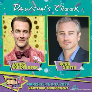 Kerr Smith Instagram - #90scon @thats4ent coming up this weekend in Hartford, CT! @vanderjames and I will be there all weekend. Come out and say hello!