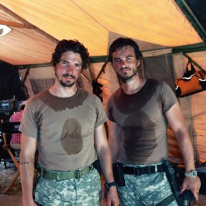 Kerr Smith Instagram - Photo from 2006 on the set of #ering. @mauricecompte and myself. Who is currently crushing it on #narcos btw