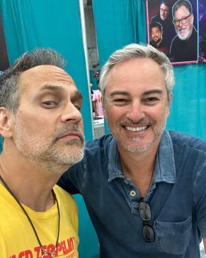 Kerr Smith Instagram - Great seeing long time friend @tstashwick at the @galaxyconaustin #startrek #startrekpicard #finaldestination #dawsonscreek