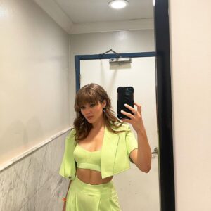 Kerri Medders Instagram - been a while since I posted so how bout another bathroom mirror pic? 👻