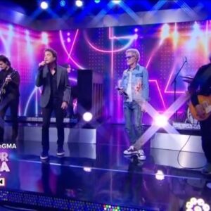 Kevin Cronin Instagram - Huge thanks to @train and @reospeedwagonofficial for helping us celebrate @livenation’s Concert Week with an incredible “On Tour On GMA” performance! 🎶

Find tickets to their New Summer Road Trip 2024 tour this summer at our link in bio! #ConcertWeekOnGMA