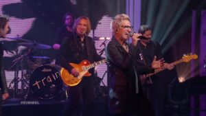 Kevin Cronin Instagram - Did you miss REO's amazing performance with @Train on @JimmyKimmelLive? Don't worry! Tune in to a special encore airing TONIGHT on ABC at 11:35/10:35! Check your local listings and turn up your Friday night.