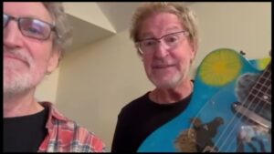Kevin Cronin Instagram - After 17 years as Kevin Cronin’s guitar tech, in May of 2019, Steve “Smooth” Summers became gravely ill with pulmonary fibrosis. He was pulled off the road by his pulmonologist and told that he needed a lung transplant. Smooth had a bilateral lung transplant on April 17, 2020 and since then, Kevin and REO have sought creative ways to help him build a new life including the "Time For Me To Fly" Collection! 

Bid now on a beautifully painted guitar by Smooth himself, played by KC on stage, AND that will be signed and personalized to the winner! Also up for auction are paintings with handwritten lyrics and signed by Kevin plus signed postcards, t-shirts, and hats are for sale.
Check out everything and get your bids in with link in bio!