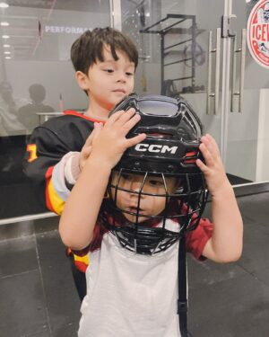 Kevin Dockry Instagram - It’s begun! I’ve been looking forward to this day for a while.  The day every dad waits for.  Introducing your childhood hobbies to your kids and making my Minnesota roots proud! Win win.