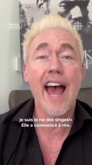 Kevin Durand Instagram - 🦍 @jpwauthier en entrevue avec @thekevindurand qui joue dans Le Royaume de la Planète des Singes.
L’acteur originaire de Thunder Bay campe le personnage de Proximus, le nouveau chef des primates.
 
#bonsoirbonsoir #kingdomoftheplantesoftheapes #kevindurand