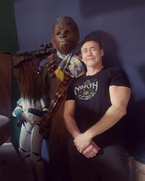 Kevin Durand Instagram - I did a VFX scan today @gentle_giant_burbank Thank you to #JulieVanRoman for introducing me to all these new friends I met today☺️ #KingdomofthePlanetoftheApes