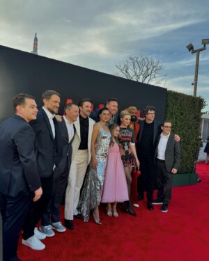 Kevin Durand Instagram - @abigailthemovie Premiere last night. I love this film so much. I love these people even more. Go see this film in theaters on Friday everywhere!!!

Stylist @sandradurand23 
Groomer @mnmachado 🙏🙏🙏🙏