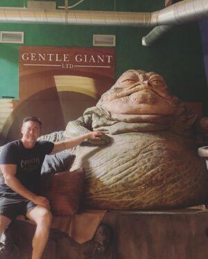 Kevin Durand Instagram - I did a VFX scan today @gentle_giant_burbank Thank you to #JulieVanRoman for introducing me to all these new friends I met today☺️ #KingdomofthePlanetoftheApes