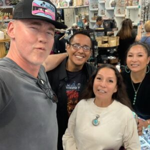 Kevin Durand Instagram - Took a road trip with my gals and ended up having an incredible experience visiting the @nativeartmarket in Scottsdale, Arizona. All of the proceeds from the art that they sell goes directly into the artists bank accounts. Every inch of this store is decorated by the beautiful art from local artists. We were honored to also watch the great @sinquahproductions perform as well. Thank you for welcoming us with your beautiful open hearts🙏 If your in Scottsdale, you absolutely have to drop in and do some shopping. Meegwetch👊🙏