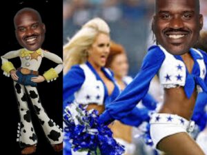 Kevin Frazier Instagram - Friday predictions become Monday regrets … 😂 how ‘bout dem @dallascowboys … @Shaq see ya soon, our wardrobe department has already made some suggestions!
