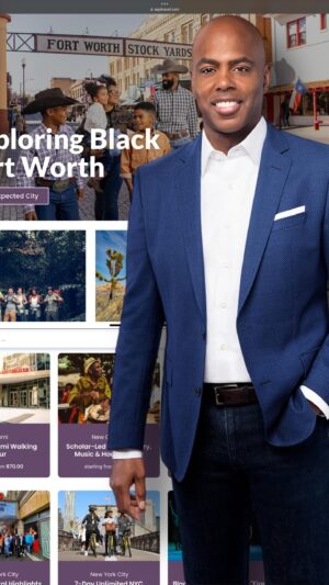 Kevin Frazier Instagram - SepiTravel.com is growing, so proud of our partnership w @visitfortworth #BlackTravel #culturaltravel 

🙏🏿 @wfaa @marcistook