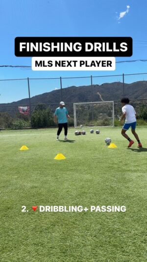 Kevin Frazier Instagram - Finishing Drills with Reese @kevinfrazier @mlsnext #soccer #soccertraining #soccerdrills #mlsnext