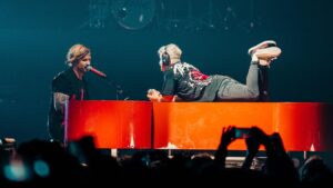 Kevin Ratajczak Instagram - Homecoming the EC way!🔥♥️🤘🏻 @escalationfest Vol.2 was a total blast and felt like a big family party!🫶🏻 Thank you all for coming out and celebrating the good times with us! Already can’t wait for Vol.3… Who is down?
#electriccallboy #tekknotour #escalationfest #rudolfweberarena #family #love #tekkno
Photo: @dajoeberlei and @robert_nowell_photography