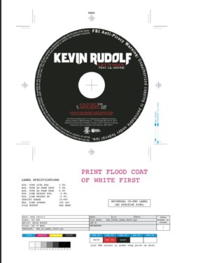 Kevin Rudolf Instagram - Original design for Let it Rock artwork. I actually never saw it until it was released 😎