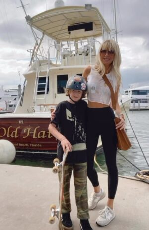 Kevin Rudolf Instagram - Happy Mother’s Day to the best in game. Miles is the luckiest boy in the world to have you as his mom. You’re amazing in every way. Love you♥️♥️