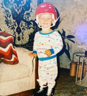Kevin Zegers Instagram - My grandfather was partly blind, so I wore a red helmet.