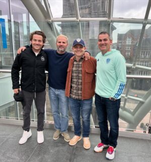 Kevin Zegers Instagram - Trip of a lifetime. 
Thank you @schwartzbergandrew for being the greatest friend and host. I’m a @leedsunited fan for life, now. @leedsunited