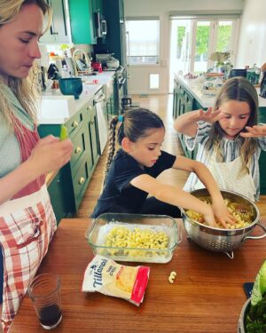 Kevin Zegers Instagram - Cooking lessons with Auntie Britt.
