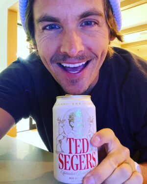 Kevin Zegers Instagram - Ted Segers. What a product. A non-alcoholic beer so good, I’m doing an ad here for free. All I ask in return is a case be delivered to my home in lieu of Dax’s sporadic drop offs. Congrats to my pals @bestfriendaaronweakley and @daxshepard .  Liquid Gold my boys. Michigan is proud. @tedsegersbrew
