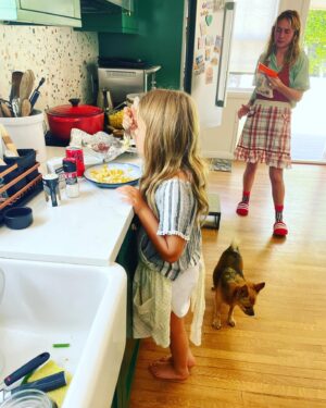 Kevin Zegers Instagram - Cooking lessons with Auntie Britt.