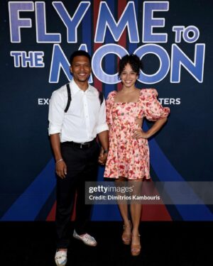 Kiana Madeira Instagram - And make it happen they did! 🙊 

Fly Me To The Moon is such a charming and fun depiction of a moment in history. It had me smiling from ear to ear! I feel inspired to create films like this that excite audiences and spread light and joy. It’s coming to theatres July 12th! 🍿🌙💜

Thank you @flymetothemoon x @sonypictures x @nicolaparish for having us 🥰 #FlyMeToTheMoon