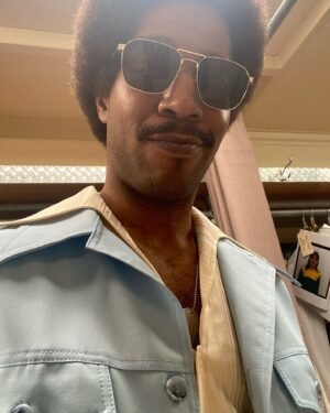Kid Cudi Instagram - BTS of my transformation into Jackson Hole.  The first pic is my fro before trimming.  It fucked me up because Ive never had this much hair on my head in my life haha could never get past the "rough" middle stage 🤣 I can live out my hair dreams in movies tho!  #X #Pearl #Maxxxine @a24 @madsolar