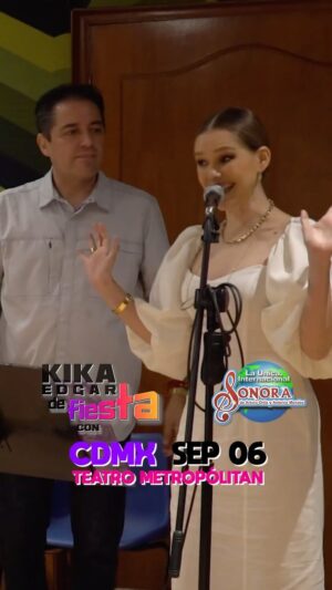 Kika Edgar Instagram - 6 de Septiembre Teatro Metropólitan @KikaEdgar y la @santaneramx , no te lo debes perder, te invitamos a bailar 💃🏻🕺 toda la noche y a cantar con nosotros 🎤
Compra tus boletos 🎟️: @ticketmaster_mx

@producciones.reyes.esquer
@ocesa
@carmesiproducciones