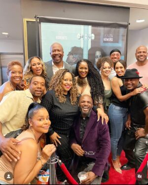 Kiki Haynes Instagram - It was an LA reunion at the premiere of “Princess Love” written by my good friend @chrismdabney and produced by @donbwelch . For many of us in these pictures, our LA journeys began in productions created by these two. I’m so glad I could be here to celebrate this monumental move with you Chris. Congratulations again!
#LAFamilia #FilmLife #RedCarpet