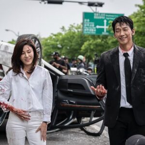 Kim Ha-neul Instagram - 완수. 도윤🤫 
#화인가스캔들 #디즈니플러스 #disneyplus #redswan