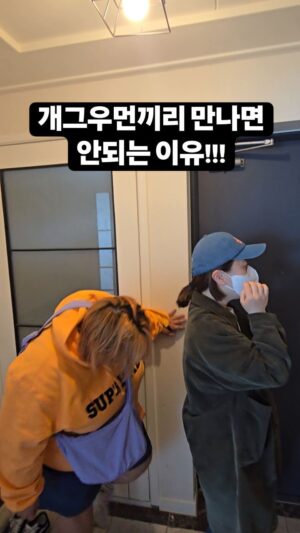 Kim Min-gi Instagram - 둘이 갑자기 꽁트를 하네 ㅋㅋㅋ#홍윤화 #고은영 #김민기 #웃찾사 #부부 @ggonyoung