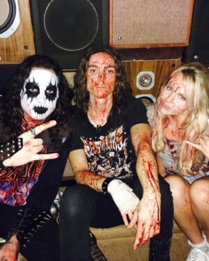 Kimberley Crossman Instagram - Busting out my band T’s, combat boots and nose ring …. It’s almost time for @deathgasm2 #deathgasm