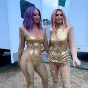Kimberley Walsh Instagram - What an end to the most amazing summer performing with my girls 🏳️‍🌈. @brightonprideofficial was the absolute perfect way to close this little chapter and this wonderful journey we’ve been on. Your community means so much to us and we appreciate you and the way you hold us up with so much love, joy and respect. I never thought I would get to perform for you here and I’m so thankful I did 🥹. Special thanks to @ollyalexanderr for joining us on stage and bringing pure magic we love you! 💫 Big shout out to @damiensanders1973 for making it happen 💜