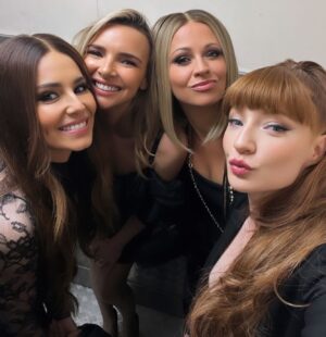 Kimberley Walsh Instagram - “And that is that…” reflecting on the last few shows of this wonderful tour. Genuinely one of the most special times in my life so far. Sharing the magic of being in Girls Aloud with my kids was a different level and appreciation. I was blown away by the audiences night after night and feel beyond proud of my girls for what we achieved together ♥️.

So many people to thank for making this tour so special. The legend that is Beth Honan for creating this entire show and never wavering in her vision for what she was going to create, our exceptional dancers @claudimar1 @philipbirchall @cruzejphilip @stefano_saa @joel.gooding @dalvin.cory @andersdeeno @chebarrettdavis @jakeleigh__ @jamesmulford who brought that vision to life in such a wonderful way. @fascinationmanagement our Promoter Toby and agent Soloman for believing in us and what we could all achieve together and making it happen , our amazing stylist and glam team @victoriajayneadcock @lisalaudat1 @jofrostmakeup, @olivianewmanyoung @gabriellafloydmakeup our wardrobe team @_mariabracher_ , @alice_coxmorton @fayepicknell, our physio Paul at @backtobasicstherapy, our Dj @mr_theo, our tour managers @paulrosemusic @andyisandreww @rysiaa , our catering @sarahskitchen01 , Production North our sound engineers and every single member of crew who put the stage together for us every night and made it all happen. 

What a team, what a few months we have had. Thank you and goodnight. 

Until it goes off again at @brightonprideofficial 🙌🏼 🏳️‍🌈💫🫶🏼