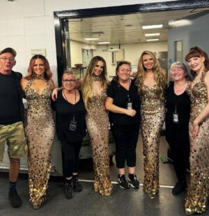 Kimberley Walsh Instagram - “And that is that…” reflecting on the last few shows of this wonderful tour. Genuinely one of the most special times in my life so far. Sharing the magic of being in Girls Aloud with my kids was a different level and appreciation. I was blown away by the audiences night after night and feel beyond proud of my girls for what we achieved together ♥️.

So many people to thank for making this tour so special. The legend that is Beth Honan for creating this entire show and never wavering in her vision for what she was going to create, our exceptional dancers @claudimar1 @philipbirchall @cruzejphilip @stefano_saa @joel.gooding @dalvin.cory @andersdeeno @chebarrettdavis @jakeleigh__ @jamesmulford who brought that vision to life in such a wonderful way. @fascinationmanagement our Promoter Toby and agent Soloman for believing in us and what we could all achieve together and making it happen , our amazing stylist and glam team @victoriajayneadcock @lisalaudat1 @jofrostmakeup, @olivianewmanyoung @gabriellafloydmakeup our wardrobe team @_mariabracher_ , @alice_coxmorton @fayepicknell, our physio Paul at @backtobasicstherapy, our Dj @mr_theo, our tour managers @paulrosemusic @andyisandreww @rysiaa , our catering @sarahskitchen01 , Production North our sound engineers and every single member of crew who put the stage together for us every night and made it all happen. 

What a team, what a few months we have had. Thank you and goodnight. 

Until it goes off again at @brightonprideofficial 🙌🏼 🏳️‍🌈💫🫶🏼