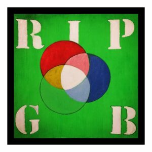 Kirill Tolmatsky Instagram - Canvas "RIP RGB" acrylic color by Tolmatskiy Kirill (Juzeppe Jostko) from conspiracy theory collection. #detslakaletruk #juzeppejostko #juzeppejostkoart #red #green #blue #rgb #acrylic #canvas #art #contemporaryart #mxxxiii #rastamafia #worldwide #seeyouatthetop