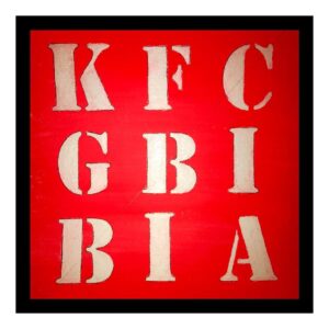 Kirill Tolmatsky Instagram - Canvas "Pictographic Puzzle" gouache   acrylic color by Tolmatskiy Kirill (Juzeppe Jostko) from conspiracy theory collection. #detslakaletruk #juzeppejostko #juzeppejostkoart #red #white #kfc #gbi #bia #bbc #abk #kgb #fbi #cia  #conspericytheory #pictographic #puzzle #art #contemporaryart #conceptart #mxxxiii #rastamafia #worldwide #seeyouatthetop