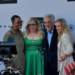 Kirsten Vangsness Instagram - I was making dinner a few weeks ago and @joemantegna called to ask if I would host @festivalpageant which was of course an automatic HELL YES. What a joyful blast I had last evening full of the greatest life partners a girl could dream of- thank you @festivalpageant for inviting me to participate in such a fantastic way- and the hugest of thank you to all of the artists behind -the-scenes who are making the wonder happen and to my dearest soul brother Joe, I love you madly. PS ACTUAL FOOTAGE OF ME SENDING VIBES INTO THE RAFFLE