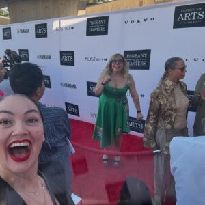 Kirsten Vangsness Instagram - I was making dinner a few weeks ago and @joemantegna called to ask if I would host @festivalpageant which was of course an automatic HELL YES. What a joyful blast I had last evening full of the greatest life partners a girl could dream of- thank you @festivalpageant for inviting me to participate in such a fantastic way- and the hugest of thank you to all of the artists behind -the-scenes who are making the wonder happen and to my dearest soul brother Joe, I love you madly. PS ACTUAL FOOTAGE OF ME SENDING VIBES INTO THE RAFFLE