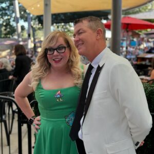 Kirsten Vangsness Instagram - I was making dinner a few weeks ago and @joemantegna called to ask if I would host @festivalpageant which was of course an automatic HELL YES. What a joyful blast I had last evening full of the greatest life partners a girl could dream of- thank you @festivalpageant for inviting me to participate in such a fantastic way- and the hugest of thank you to all of the artists behind -the-scenes who are making the wonder happen and to my dearest soul brother Joe, I love you madly. PS ACTUAL FOOTAGE OF ME SENDING VIBES INTO THE RAFFLE