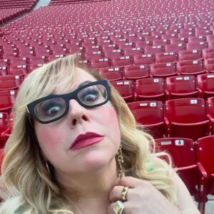 Kirsten Vangsness Instagram - I was making dinner a few weeks ago and @joemantegna called to ask if I would host @festivalpageant which was of course an automatic HELL YES. What a joyful blast I had last evening full of the greatest life partners a girl could dream of- thank you @festivalpageant for inviting me to participate in such a fantastic way- and the hugest of thank you to all of the artists behind -the-scenes who are making the wonder happen and to my dearest soul brother Joe, I love you madly. PS ACTUAL FOOTAGE OF ME SENDING VIBES INTO THE RAFFLE