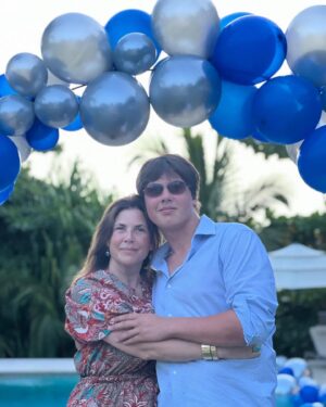 Kirstie Allsopp Instagram - Bay is 18 today and I am the mother of an adult son. Wow! When did that happen, when did our 11lb 11oz bouncing baby become a grown up? Luckily he is still the same immensely sunny, kind and generous creature he always was. I am hugely proud of the man he is and the fact that in many ways he has not changed one jot. So to all the other parents out there a bit worried about what happens when their children grow up, don’t, it is just another stage and just as joyful as the others, but do hold on to every moment. ❤️ 
PS Balloon arches are not as easy as they look 😳