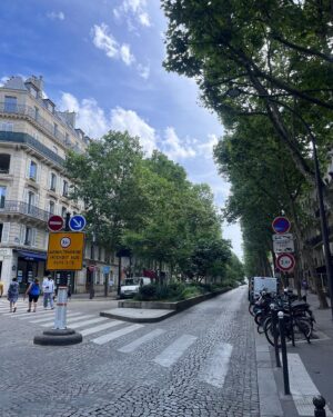 Kirstie Allsopp Instagram - “Come home via Paris” Trine said, so I did, and we had the most the most magical time. 
We saw beautiful wallpaper & fabric @antoinettepoisson, bought wooden hooks & glass bobèche @axs_design, Snoopy T-shirts @merciparis & 2 dresses at 50% off, I do love a sale, @fragonardparfumeurofficiel. We had dinner @hotelcostes and almost cricked our necks looking at the glamorous folk. We swam in the pool @sohohouse Paris, where technical problems meant they had no food, so they upgraded us to a room you could see from the moon, we were chuffed to bits. We spent the next morning wondering around the Pigalle area, we were going to the flea market my sister Tash recommended, but never made it because there was so much to see, 24 hours after we’d arrived we headed for the Gare du Nord and hopped on the @eurostar. I made it home in time for dinner with Claire, who is still wearing her Glastonbury wrist band, at the delicious @carmelrestaurants in Queen’s Park. 
Today our Olympians head to @paris2024 I hope they have an amazing time, and get to see some of this glorious city. Bravo & Good Luck #paris2024🇫🇷 
(obviously it should go without saying that none of this is an ad or promo, I only mention places because I know lots of people would also love to go to Paris and these were great shops & places we enjoyed)