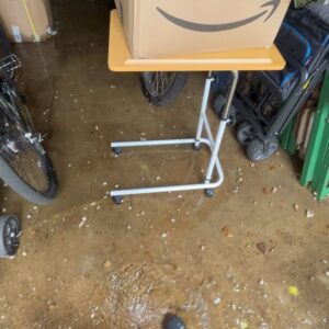 Kirstie Allsopp Instagram - Today was the first day when I had no work, caring, death & funeral admin, or any other event that I had to rock up for, I thought I’d do a massive moth prevention exercise, but then we realised the garage was flooded and I headed up to the roof to try to remove some of the water from last night’s storm.  But no tiny violins, we were going on holiday tomorrow, we’ve delayed it until Friday, and then watch out, it will be wall to wall sunny shots. 😜🏝️