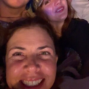 Kirstie Allsopp Instagram - So much to say about @glastofest and so few pictures because we were in the moment most of the time. When I asked my son what he wanted for his 18th, and he said he wanted to go to Glastonbury I was at a loss, I’d never been and didn’t think it was my scene.  It turns out it’s for everyone, I went with my oldest friend, Claire, and my Goddaughter Daisy as well as Bay, none of us had ever been before. We had decent shared showers & slightly better loos than many, but we stayed on site in tiny little huts called a pad pods and we saw everything we could and walked for miles & miles. Our favourite food was @dosadeli but the “Lebanese Coffee” sheep’s milk ice cream was delicious and the guy who sold me a cuppa & egg sandwich at 6am was a saint, in fact everyone was so sweet, friendly and helpful, the atmosphere all around the site was one of patience & kindness. We saw Keane, Dua Lipa, Little Simz, Cyndi Lauper, Femi Kurti, Anne-Marie, The Sugababes, and of course Coldplay, very sad not to have got there in time for Squeeze  and to have to leave before The Gypsy Kings, but for a Radio 4 listener it’s not bad 😜. I’m as cynical as the next person, but I have returned feeling remarkably healed after one of the most difficult months of my life. Thank you #glastonbury.
(everything bought & paid for of course, you know how I feel about freebies)