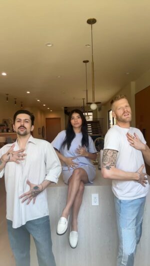 Kirstin Maldonado Instagram - charlitonix? pentatonixex? a capple? (also rehearsing for summer tour EEEE!)