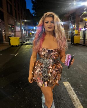 Kitty Scott-Claus Instagram - Birmingham Pride ✅ 
Thank you so much for having me @thenightingaleclub @blanche_dragqueen! Had the best night celebrating @birminghampridefestival last night! 💖🏳️‍🌈🏳️‍⚧️🙌🏼

Hair @stevenaustinhairartist