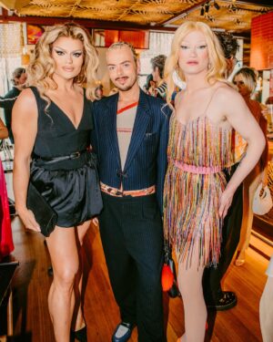 Kitty Scott-Claus Instagram - Pink Noise Launch party!
Had the best time at @thestandardlondon launching @pinknoisefund 💖💖💖 organised by the most incredible team. Thank you so much @glynfussell @jamietagg @mightyhoopla for the best night!! 

📸 @karla.lizethephoto 
Dress @ohpolly 
Hair @stevenaustinhairartist