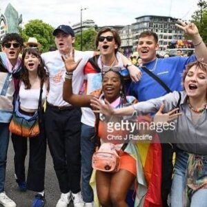 Kizzy Edgell Instagram - thank you so much to @prideinlondon for having us do your 50 seconds for 50 years for #AllOurPride
thank you so much to my castmates for being with me on one of the best days of my life, i love u so much
thank you everyone in trafalgar square for being such a great audience that i forgot how to speak 😅
thank you most of all to everyone that came before us, teachers and activists and incredibly brave people, that allowed for a day like that to happen. i owe you my life, truly, and promise to never forget your historic contributions.  this is the proudest i’ve ever been, and yesterday i felt like myself without a tinge of shame or fear, so thank you so much.