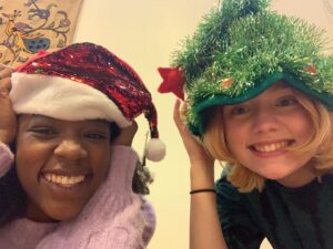 Kizzy Edgell Instagram - happy december from me and cori last year :P